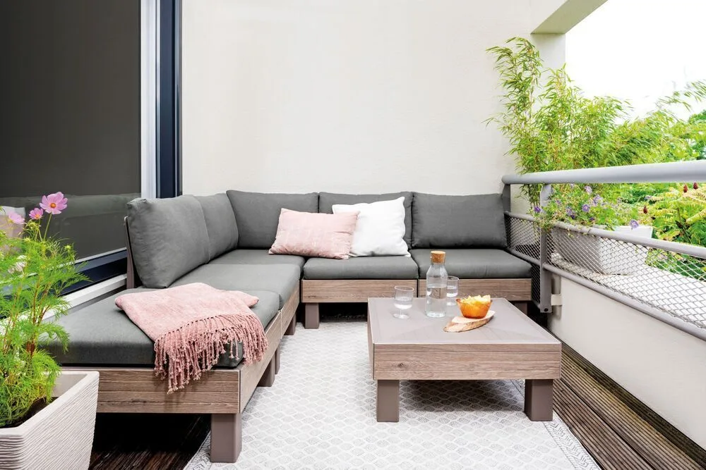 Zahradní stůl ELEMENTS SIGNATURE plastový walnut Rojaplast (foto 34)