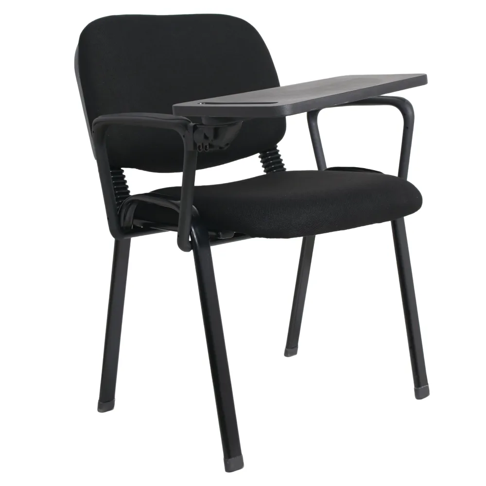 Židle s deskou na psaní, černá, ERKOL Kondela