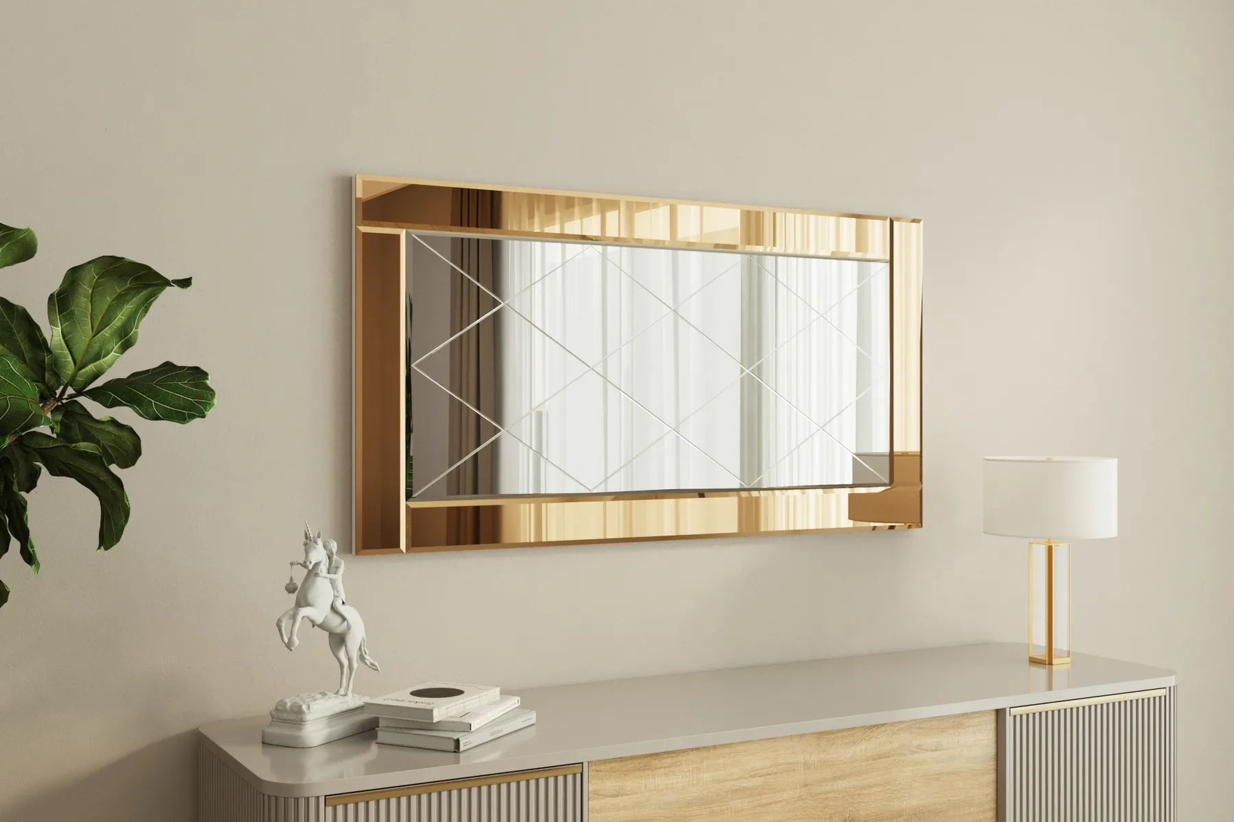 Zrcadlo PIERRE White v2 ASIRGROUP